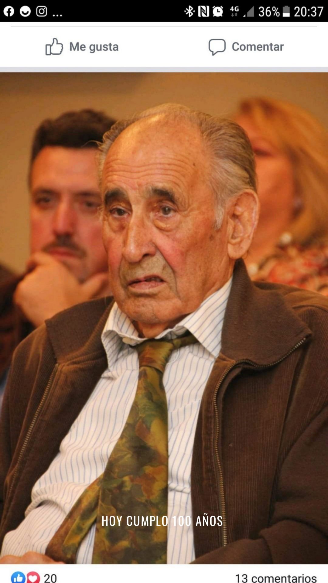 HOY CUMPLO 100 AÑOS